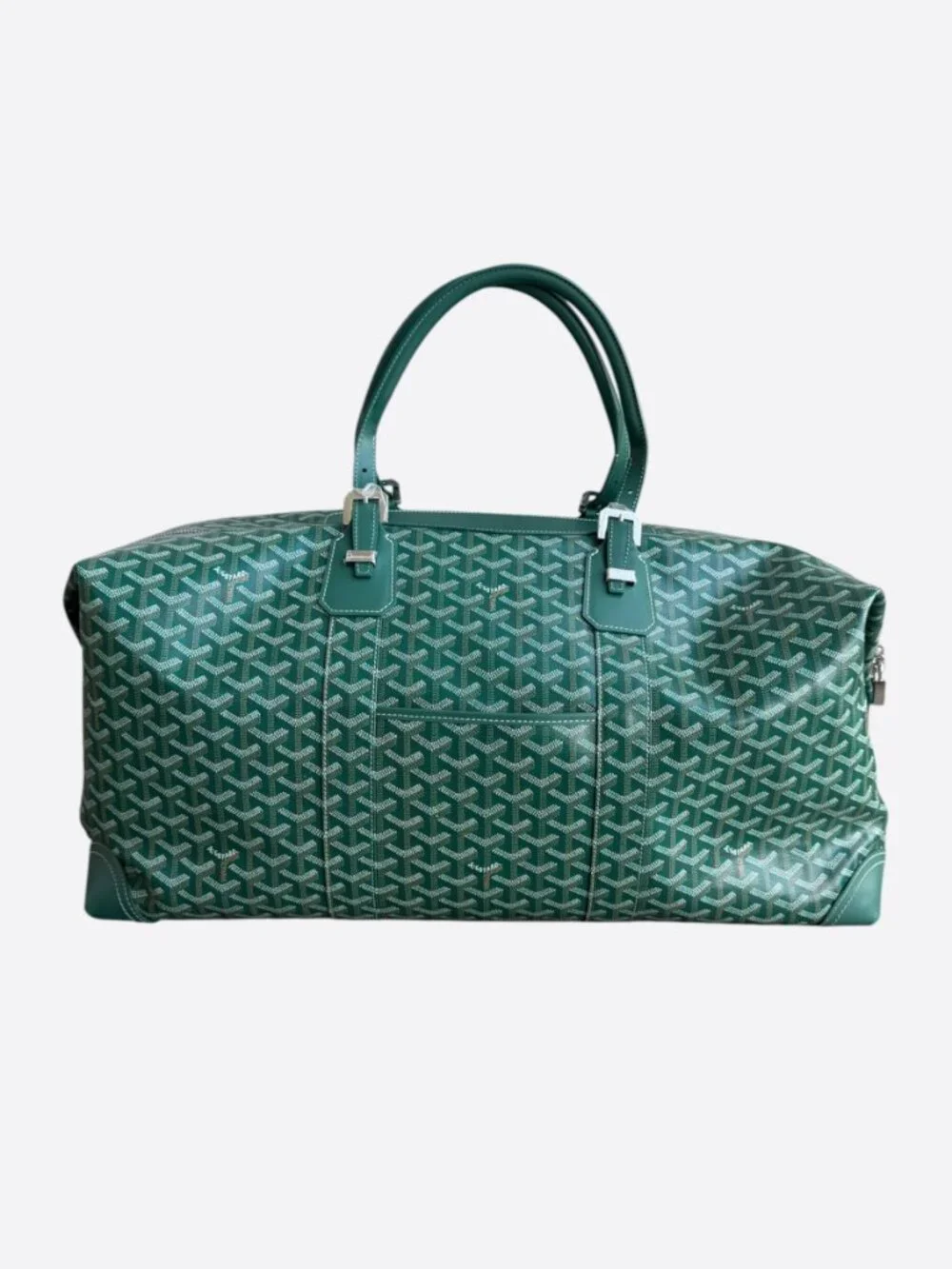 Goyard Green Bowling 55 Duffel Bag